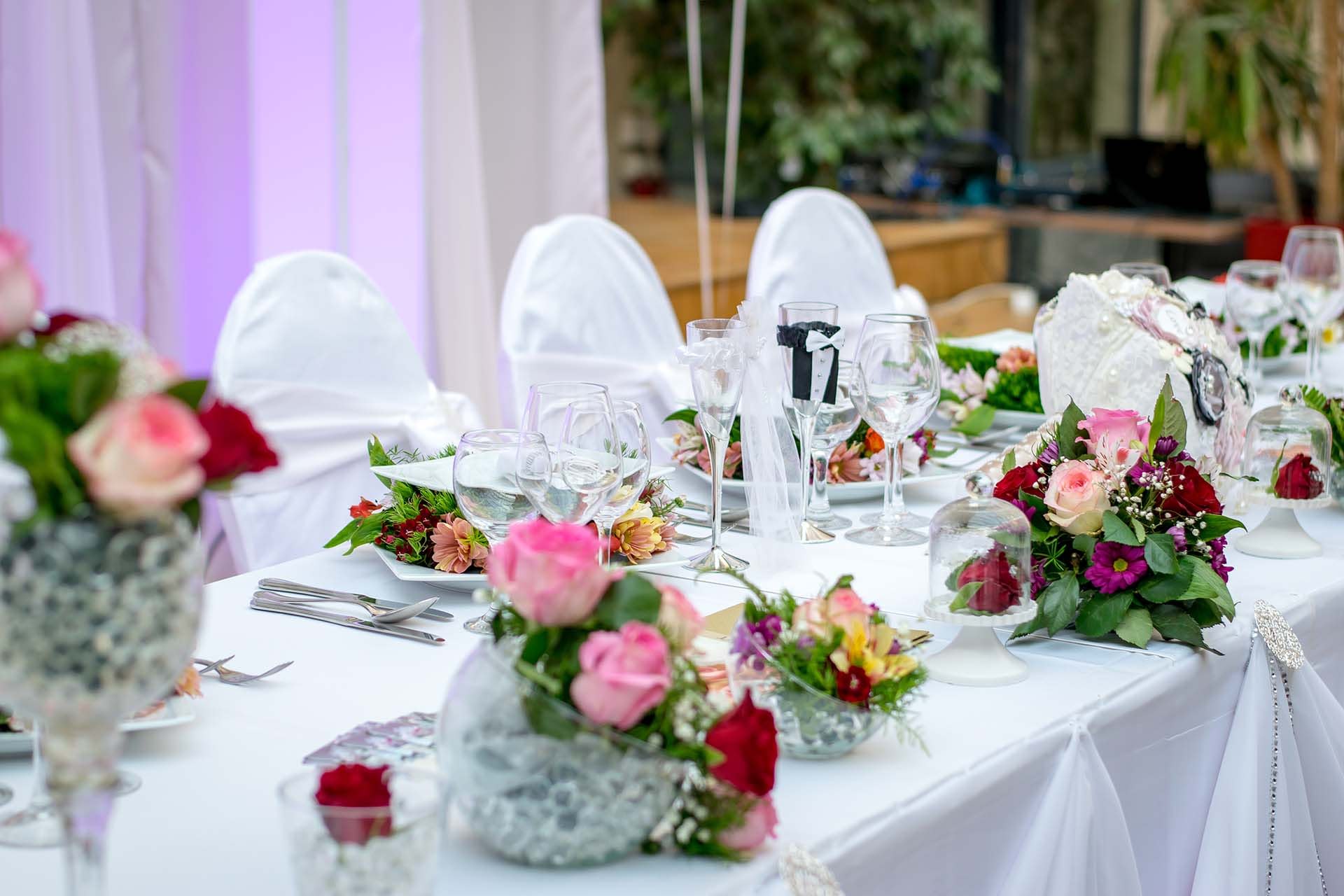 mesa de casamento decorada