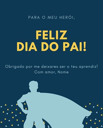 Rótulo personalizado de dia do Pai