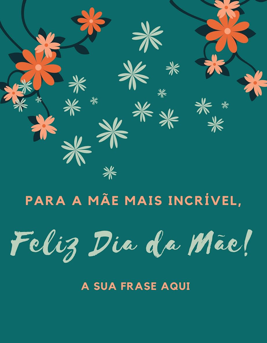 Rótulo personalizável de dia da mãe