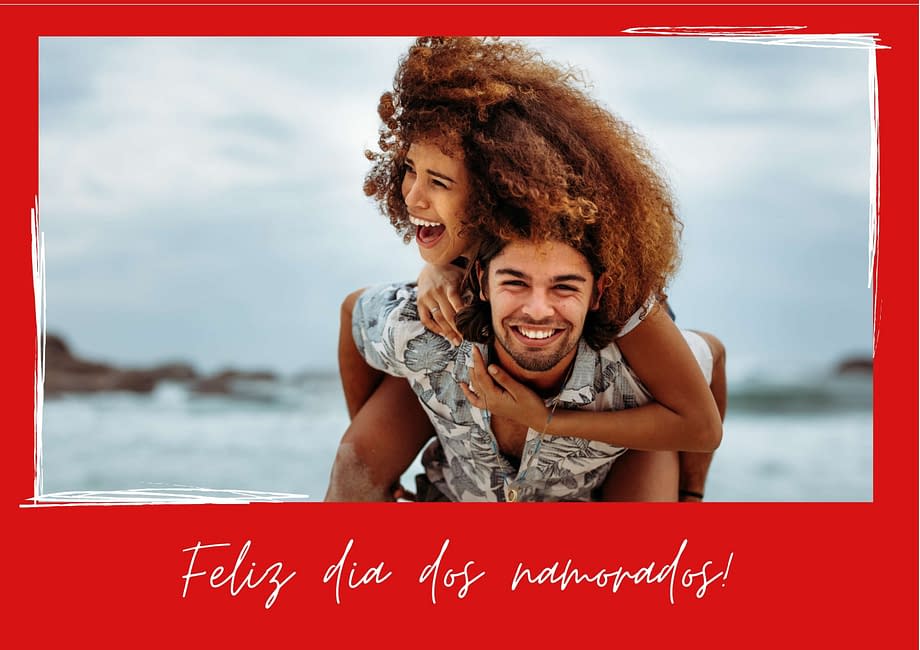 Rótulo de vinho personalizado para dia dos namorados