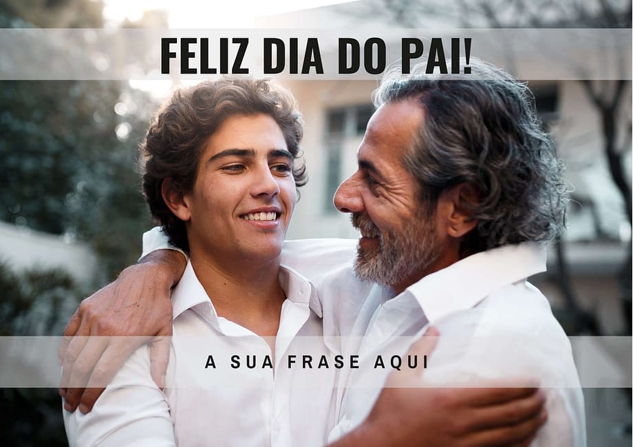 Rótulo de vinho personalizado dia do pai